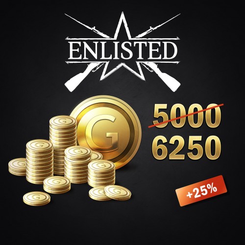 Enlisted - 5000 Gold + 1250 Bonus Xbox One & Series X|S (покупка на аккаунт) (США)