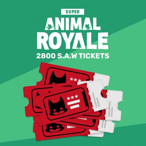 Super Animal Royale - 2800 SAW Tickets Xbox One & Series X|S (покупка на аккаунт) (США)