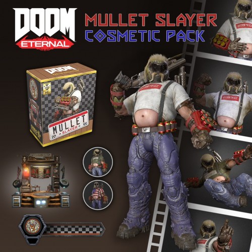 Mullet Slayer Master Collection Cosmetic Pack - DOOM Eternal (BATTLEMODE) Xbox One & Series X|S (покупка на любой аккаунт / ключ) (США)