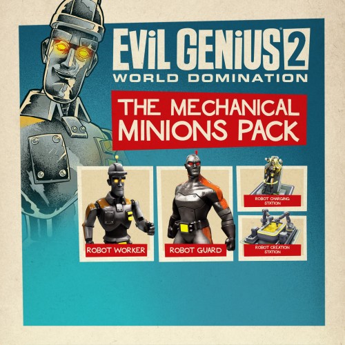 Evil Genius 2: Mechanical Minions Pack - Evil Genius 2: World Domination Xbox One & Series X|S (покупка на аккаунт / ключ) (США)