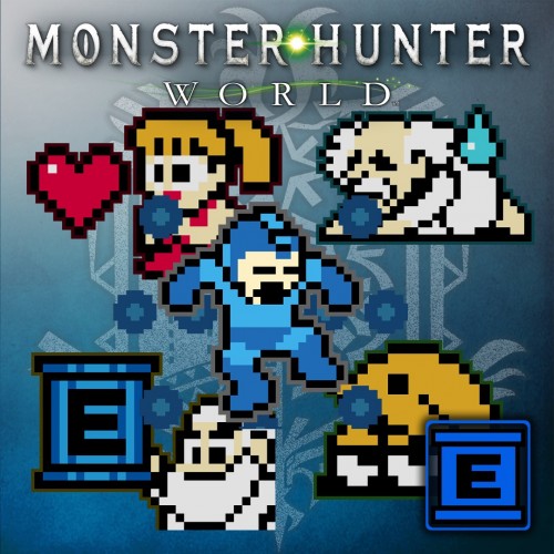 Sticker Set: Mega Man Set - MONSTER HUNTER: WORLD Xbox One & Series X|S (покупка на аккаунт / ключ) (США)