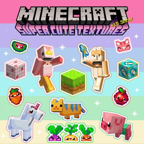 Super Cute Texture Pack - Minecraft Xbox One & Series X|S (покупка на аккаунт / ключ) (США)