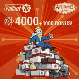 Fallout 76: 4000 (+1000 Bonus) Atoms Xbox One & Series X|S (покупка на любой аккаунт) (США)