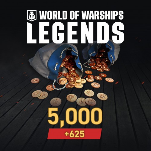 World of Warships: Legends - 5,625 Doubloons Xbox One & Series X|S (покупка на аккаунт) (США)