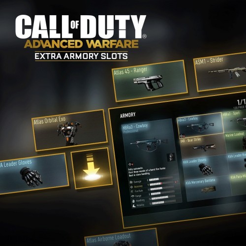 EXTRA ARMORY SLOTS 1 - Call of Duty: Advanced Warfare Xbox One & Series X|S (покупка на любой аккаунт / ключ) (США)