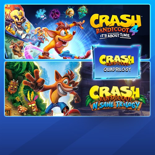 Crash Bandicoot - Quadrilogy Bundle Xbox One & Series X|S (ключ) (Польша)