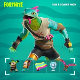 Fortnite - Sun & Scales Pack + 600 V-Bucks Xbox One & Series X|S (ключ) (США)