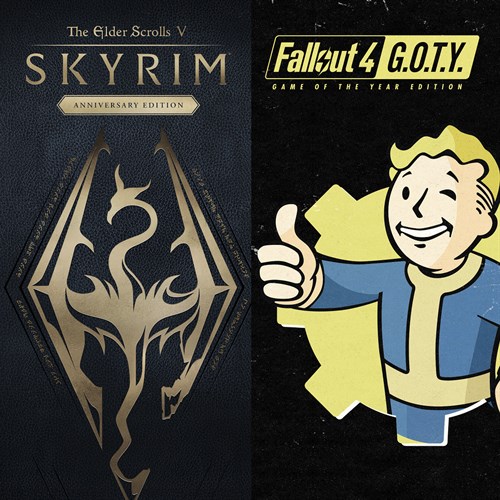 Skyrim Anniversary Edition + Fallout 4 G.O.T.Y Bundle Xbox One & Series X|S (ключ) (Аргентина)