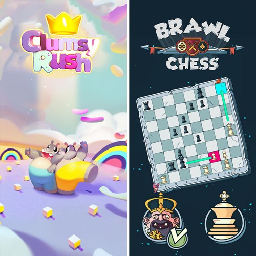 Clumsy Rush + Brawl Chess Family Bundle Xbox One & Series X|S (покупка на любой аккаунт / ключ) (Польша)