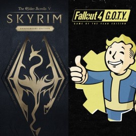 Skyrim Anniversary Edition + Fallout 4 G.O.T.Y Bundle Xbox One & Series X|S (покупка на любой аккаунт / ключ) (Великобритания)