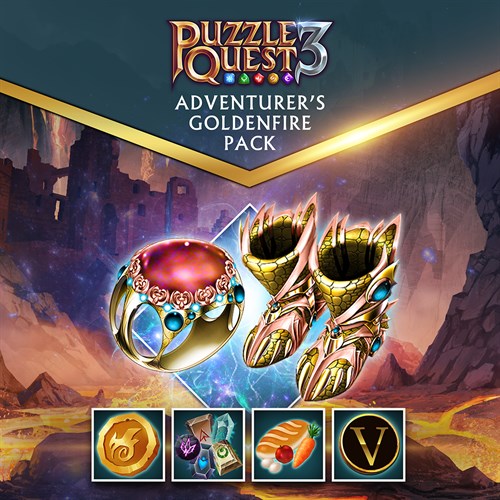 Adventurer’s Goldenfire Pack - Puzzle Quest 3 Xbox One & Series X|S (покупка на новый аккаунт)