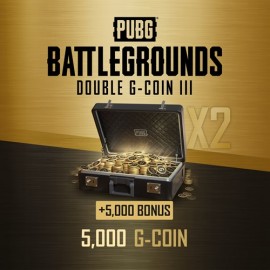 2024 Double G-Coin III (5,000 + 5,000 Bonus) - PUBG: BATTLEGROUNDS Xbox One & Series X|S (покупка на новый аккаунт) (Турция)