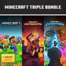 Minecraft Triple Bundle Xbox One & Series X|S (покупка на новый аккаунт) (Турция)