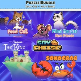 Puzzle Bundle Xbox - PuzzlePet - Feed Your Cat, Say Cheese, Mimi the Cat: New Friends, Story Blocks: The King and Sokocrab (покупка на новый аккаунт) (Турция)