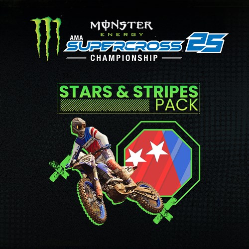 Monster Energy Supercross 25 - Stars & Stripes Pack - Monster Energy Supercross 25 - The Official Video Game Xbox Series X|S (покупка на новый аккаунт) (Турция)