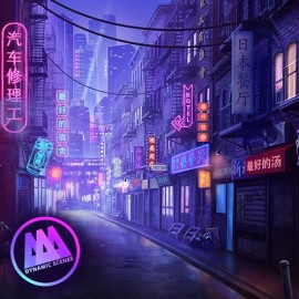 AAA Dynamic Scenes - Cyber Chinatown Alley Dynamic Scene Xbox One & Series X|S (покупка на новый аккаунт) (Турция)