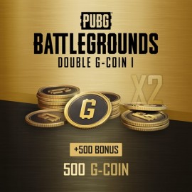 2025 Double G-Coin I (500 + 500 Bonus) - PUBG: BATTLEGROUNDS Xbox One & Series X|S (покупка на новый аккаунт) (Турция)
