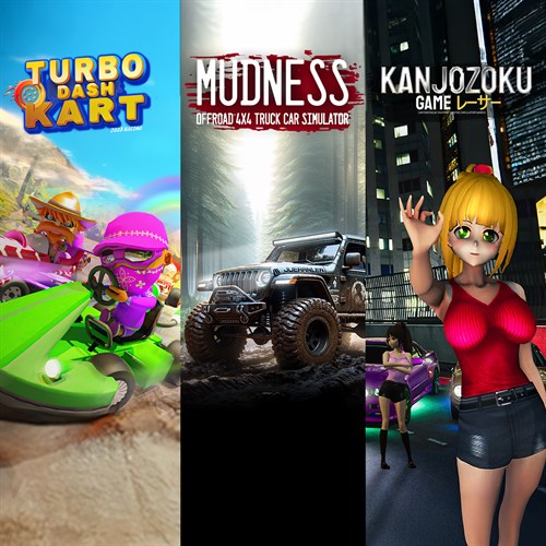 Mudness Offroad & Kanjozoku Racing & Turbo Dash Cart Bundle Xbox One & Series X|S (покупка на любой аккаунт) (США)