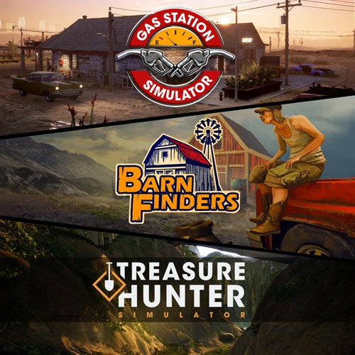 Gas Station Simulator + Barn Finders + Treasure Hunter Simulator BUNDLE Xbox One & Series X|S (покупка на любой аккаунт / ключ) (США)