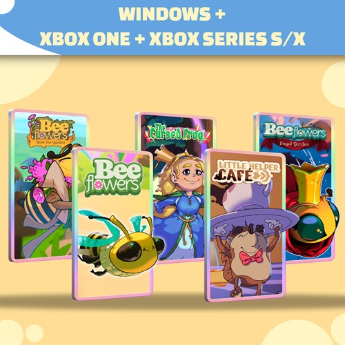 Bee 1 Bee 2 Bee 3 Little Helper Cafe Cursed Frog (Bundle) Xbox One & Series X|S (покупка на любой аккаунт / ключ) (США)