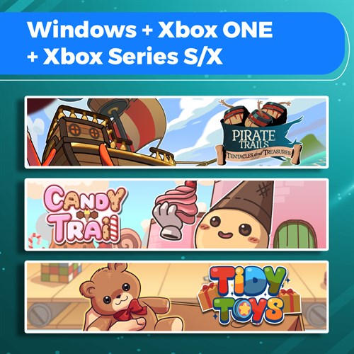 Pirate Trails: Tentacles and Treasures + Candy Trail + Tidy Toys (Bundle) Xbox One & Series X|S (покупка на новый аккаунт) (Турция)