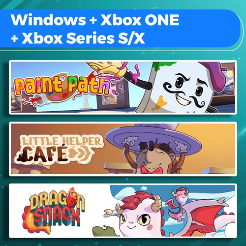 Paint Path + Little Helper Cafe + Dragon Snack (Bundle) Xbox One & Series X|S (покупка на любой аккаунт / ключ) (США)