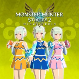 Ena's Outfits: Cheerleader Three-Pack (Blue/Orange/Pink) - Monster Hunter Stories 2: Wings of Ruin Xbox One & Series X|S (покупка на новый аккаунт) (Турция)