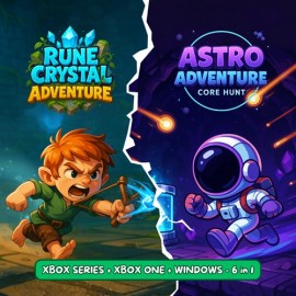 Rune Crystal & Astro Adventure (PACK - 6 IN 1) Xbox One & Series X|S (покупка на новый аккаунт) (Турция)