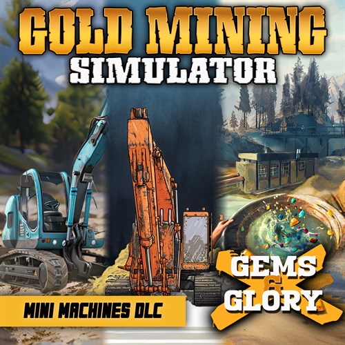 Gold Mining Simulator + Gems & Glory DLC + Mini Mining Machines DLC Xbox One & Series X|S (покупка на любой аккаунт / ключ) (США)