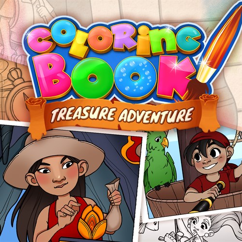 Coloring Book: Treasure Adventure Xbox One & Series X|S (покупка на новый аккаунт) (Турция)