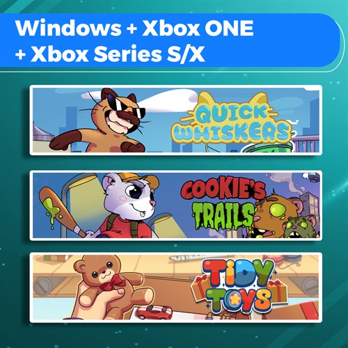 Quick Whiskers + Cookie's Trails +Tidy Toys (Bundle) Xbox One & Series X|S (покупка на любой аккаунт / ключ) (США)