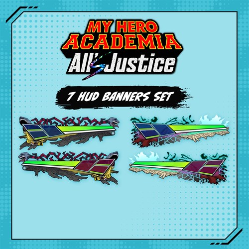 MY HERO ACADEMIA: All’s Justice - 7 HUD Banners Set Xbox Series X|S (покупка на новый аккаунт) (Турция)