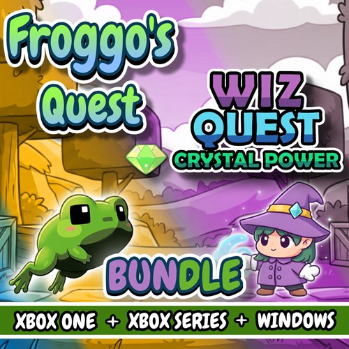 Froggo's Quest + Wiz Quest: Crystal Power (Bundle) Xbox One & Series X|S (покупка на любой аккаунт / ключ) (США)