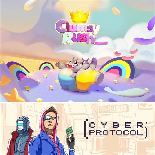 Clumsy Rush + Cyber Protocol Xbox One & Series X|S (покупка на любой аккаунт / ключ) (Польша)