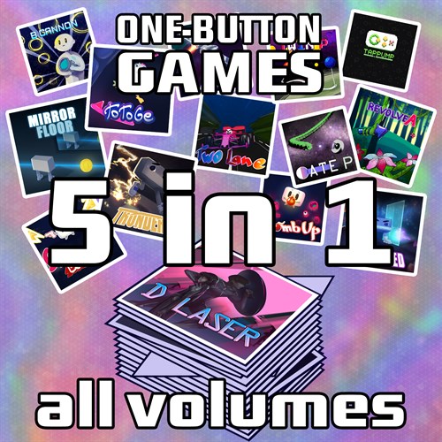 One Button Games 5-in-1 all volumes bundle Xbox One & Series X|S (покупка на новый аккаунт) (Турция)