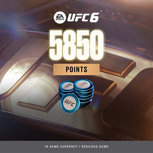 UFC 6 - 5850 UFC POINTS Xbox Series X|S (покупка на новый аккаунт) (Турция)