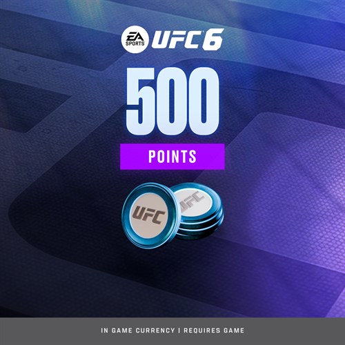 UFC 6 - 500 UFC POINTS Xbox Series X|S (покупка на новый аккаунт) (Турция)