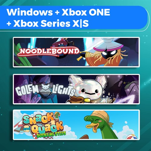Noodlebound + Golem Lights + Snack and Quack: Duckling Steps (Bundle) Xbox One & Series X|S (покупка на новый аккаунт) (Турция)
