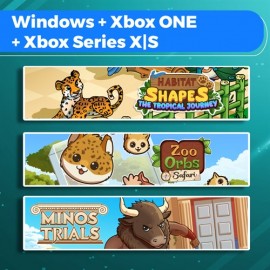Habitat Shapes: The Tropical Journey + Zoo Orbs: Safari + Minos Trials (Bundle) XBOX OneXBOX Series X|S (покупка на новый аккаунт) (Турция)