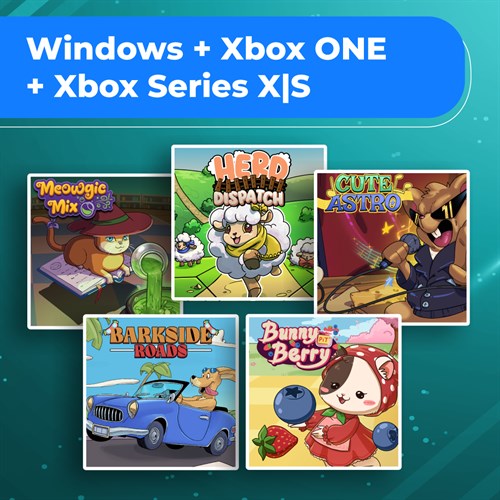 Barkside Roads + Bunny Pit Berry + Cute Astro + Herd Dispatch + Meowgic Mix (Bundle) XBOX One & Series X|S (покупка на любой аккаунт / ключ) (США)