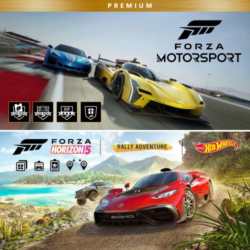 Forza Motorsport and Forza Horizon 5 Premium Editions Bundle Xbox One & Series X|S (покупка на аккаунт) (Турция)