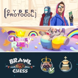 Cyber Protocol + Clumsy Rush + Brawl Chess Xbox One & Series X|S (покупка на любой аккаунт / ключ) (США)