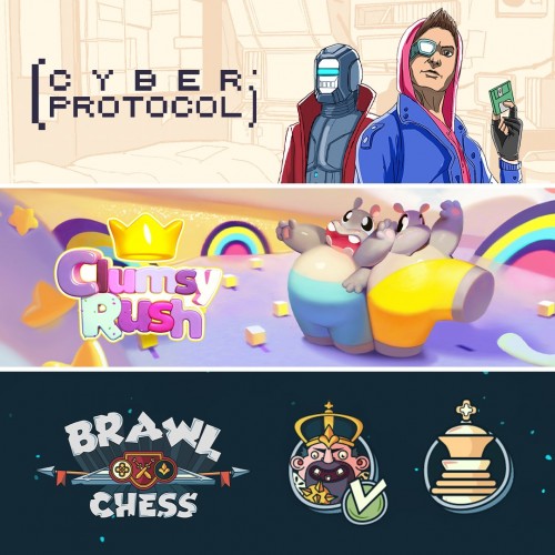 Cyber Protocol + Clumsy Rush + Brawl Chess Xbox One & Series X|S (покупка на любой аккаунт / ключ) (США)